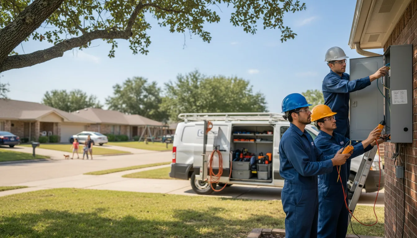 Certified electrician providing emergency electrical services in Thornton, CA